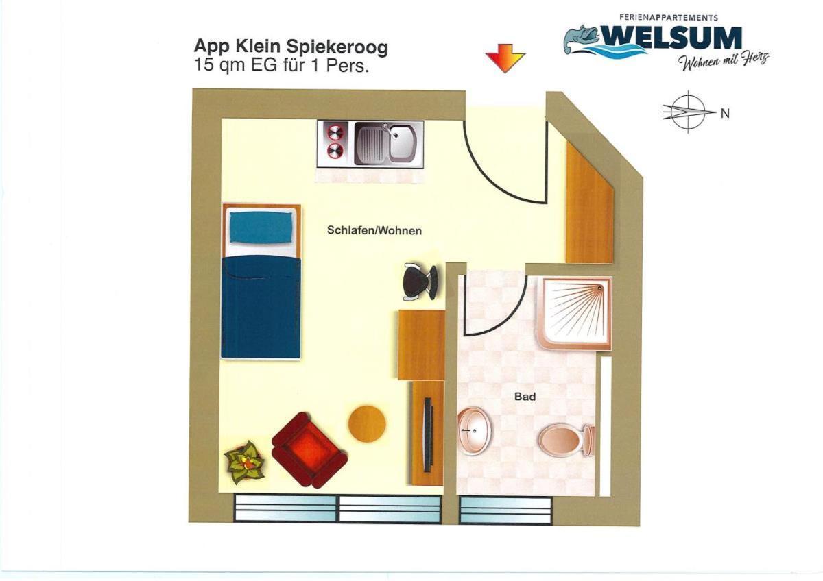 Fewo Klein Spiekeroog Bad Zwischenahn Exterior foto